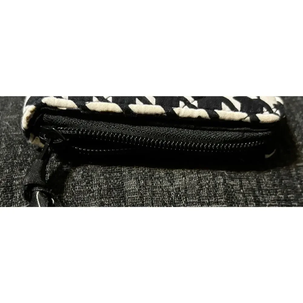 VERA BRADLEY MIDNIGHT HOUNDSTOOTH Turn Latch Wallet